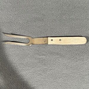Vintage Niagara‎ Cutlery Meat Fork 1st America Drugs Advertising